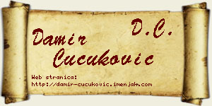Damir Čučuković vizit kartica